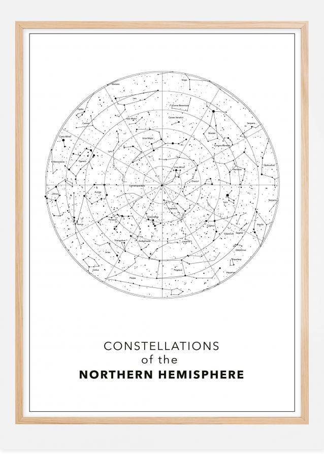 Northern hemisphere Plakat