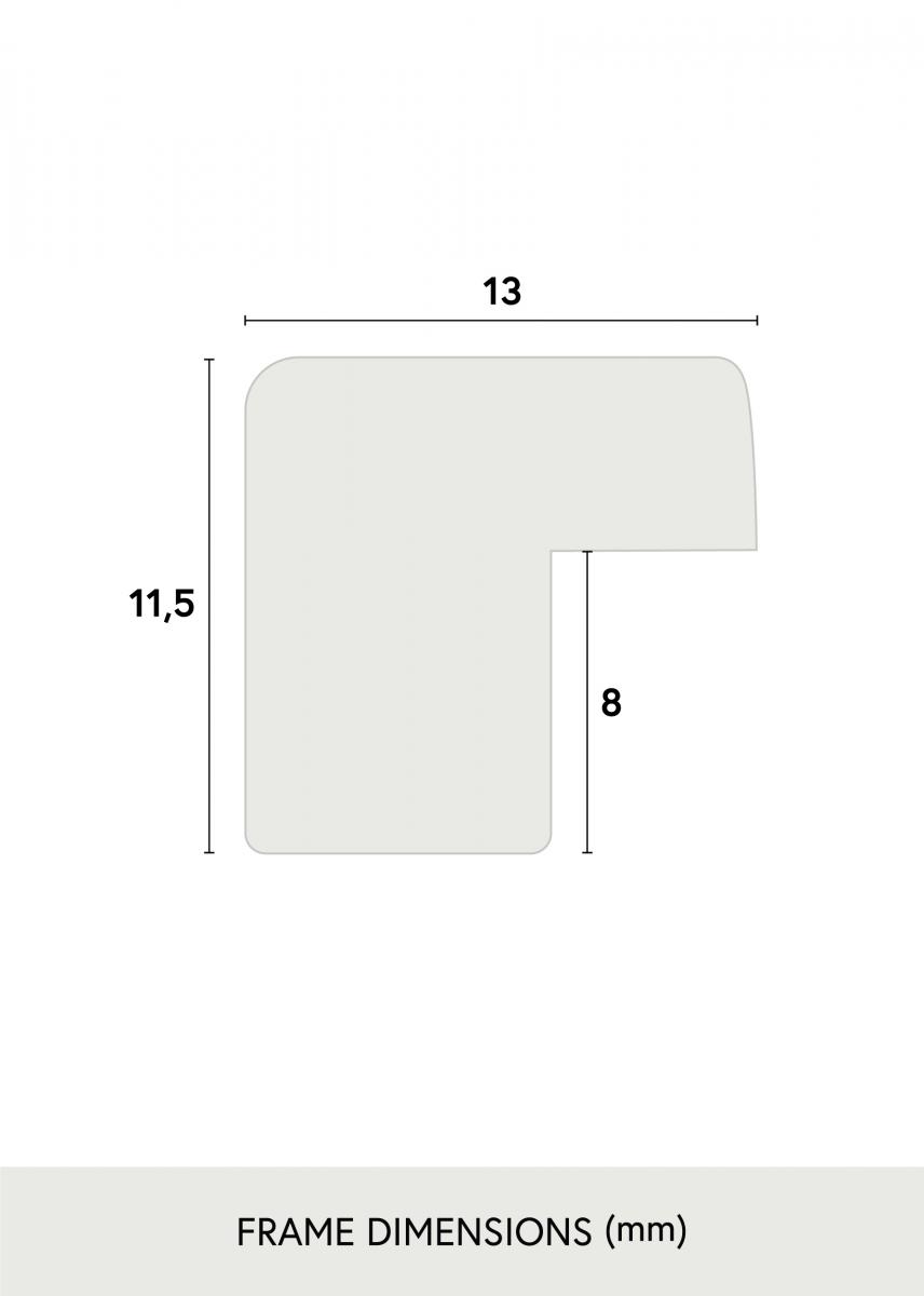 Køb Edsbyn Hvid 15x20 cm - Passepartout Hvid 4x6 inches (10,2x15,2 cm) her - BGA.DK