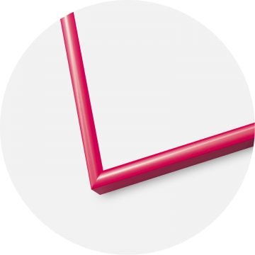 Ramme New Lifestyle Hot Pink 70x100 cm - Passepartout Sort 59,4x84 cm (A1)