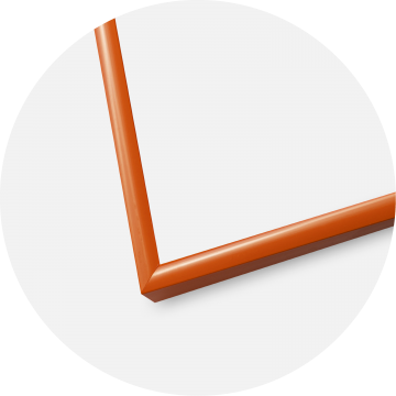 Ramme New Lifestyle Orange 70x100 cm - Passepartout Sort 59,4x84 cm (A1)