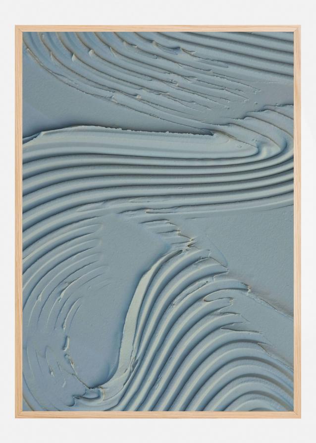 Mud Texture Blue I Plakat