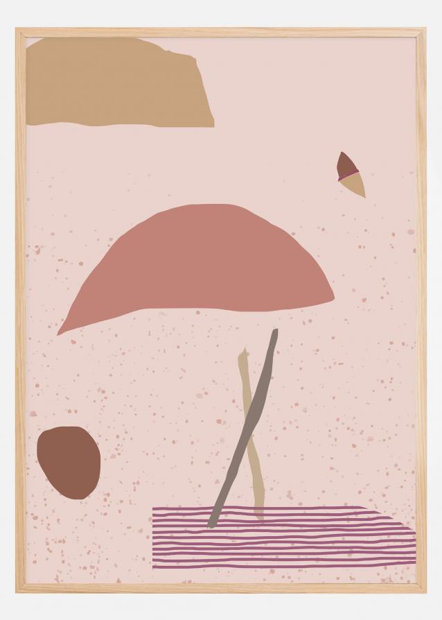 Abstract Art - Pink Plakat
