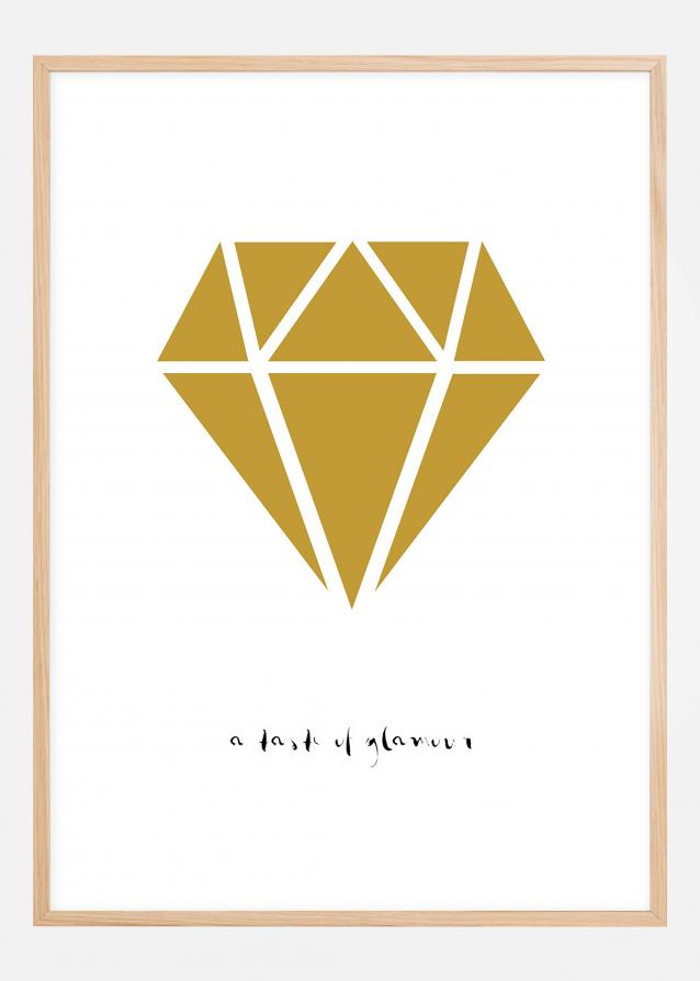 Diamant - Guld Plakat