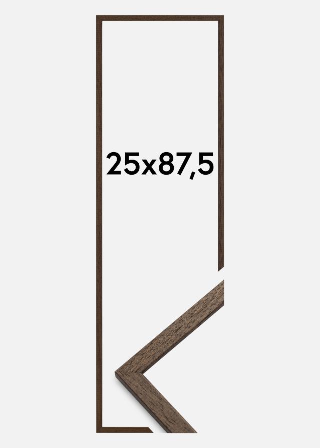Ramme Edsbyn Akrylglas Valnød 25x87,5 cm