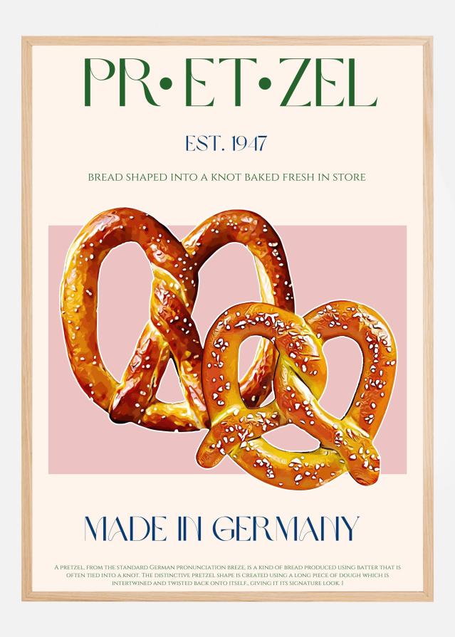 Pretzel Print Plakat