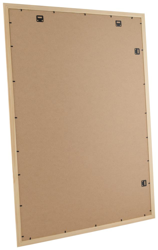 Ramme Trendline Natur 60x90 cm - Passepartout Hvid 40x70 cm