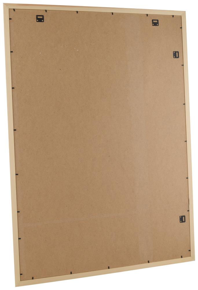 Ramme Trendline Natur 70x100 cm - Passepartout Hvid 24x36 inches