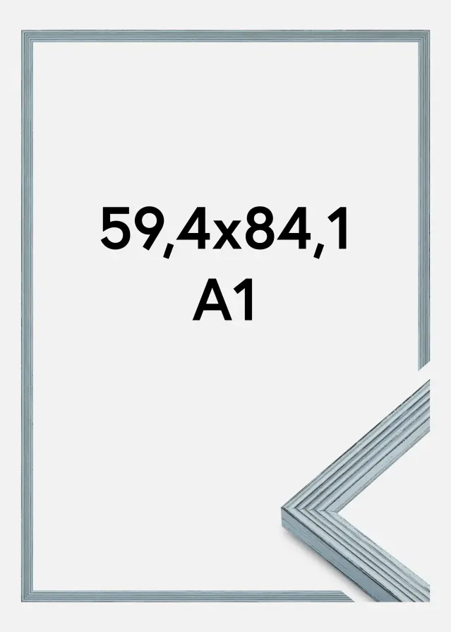 Ramme Tosca Akrylglas Blå 59,4x84,1 cm (A1)