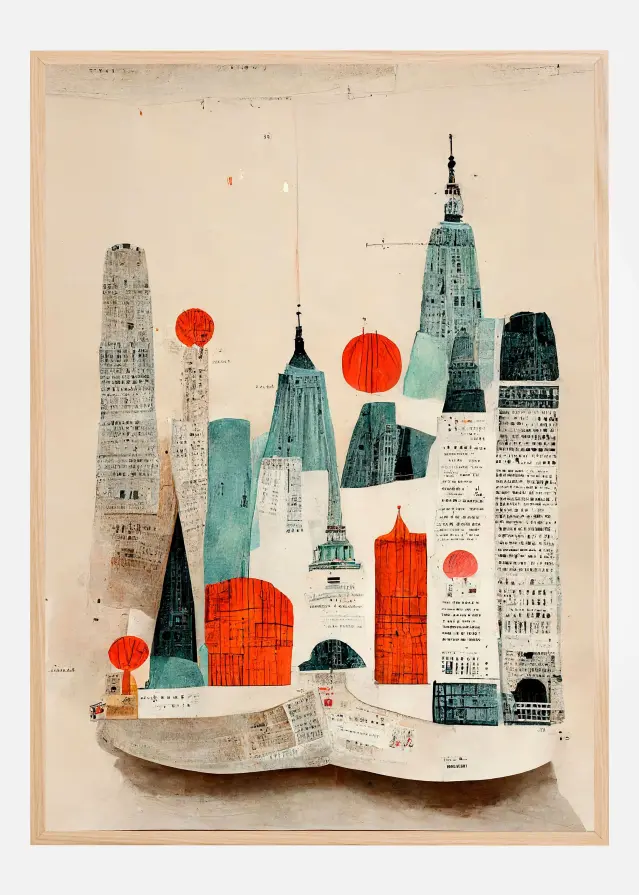 The Paper City Plakat