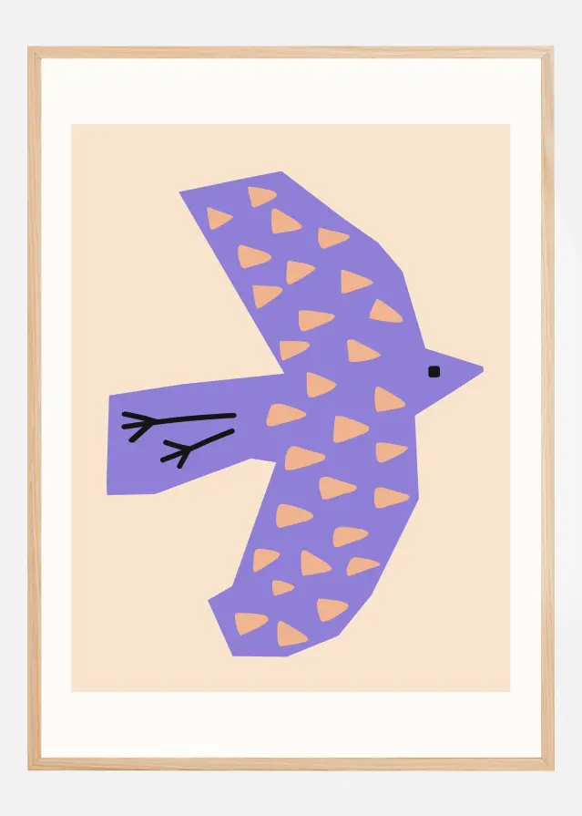 Bird Lilac Plakat