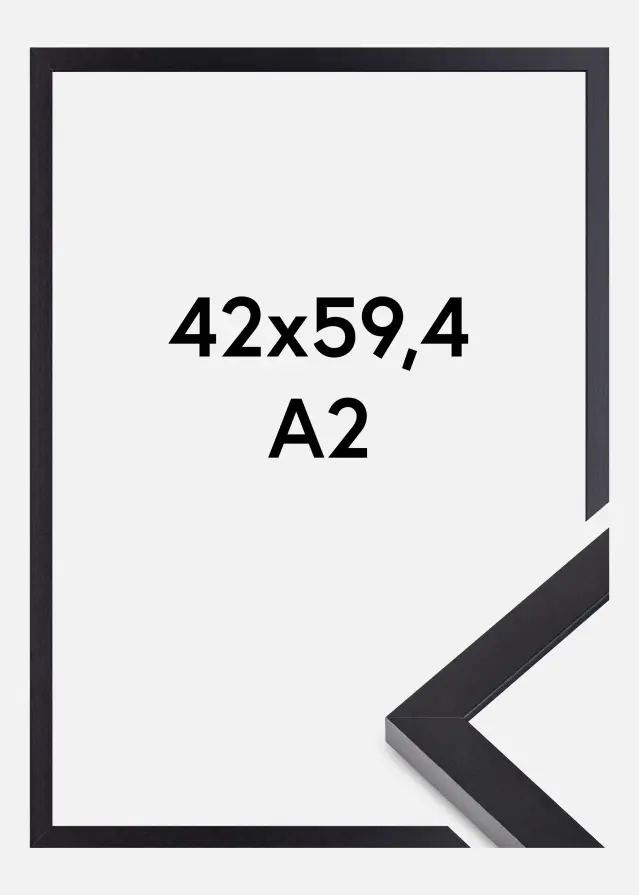 Ramme Selection Akrylglas Sort 42x59,4 cm (A2)