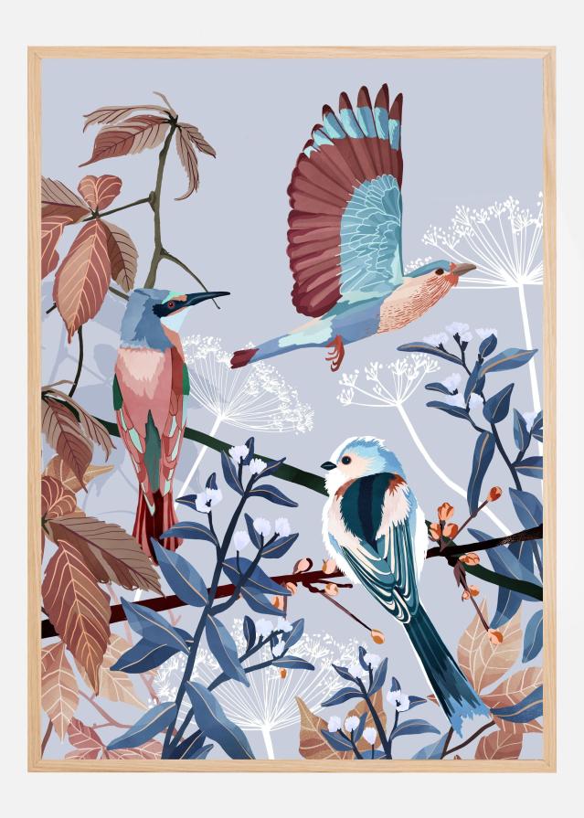 Birds of Winter Plakat