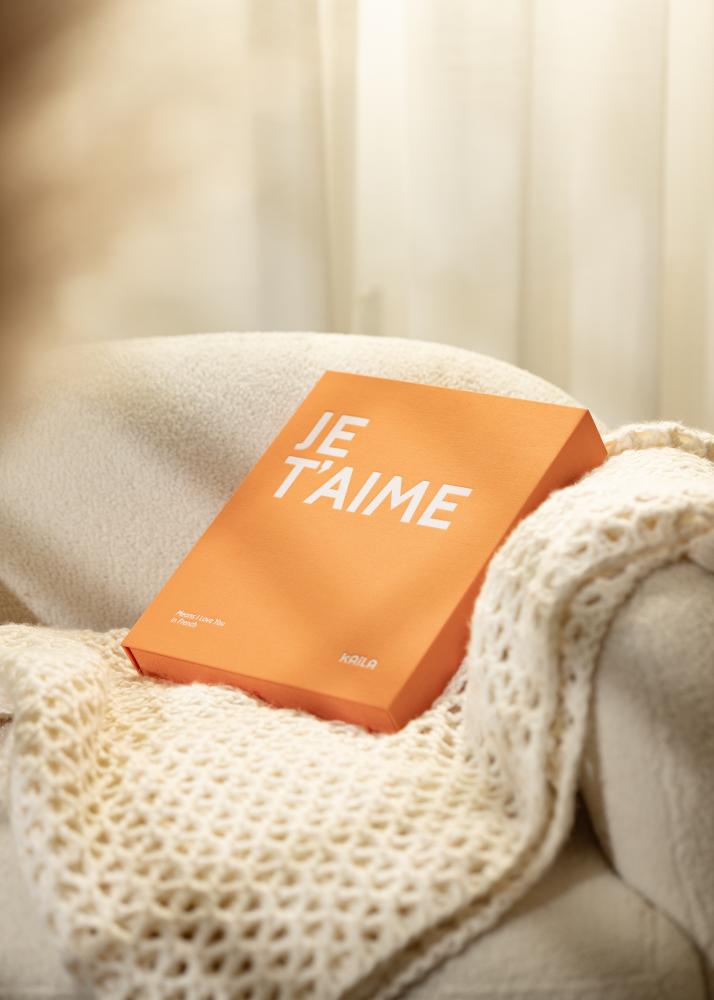 KAILA JE T'AIME - Coffee Table Photo Album (60 Sorte Sider / 30 Blade)