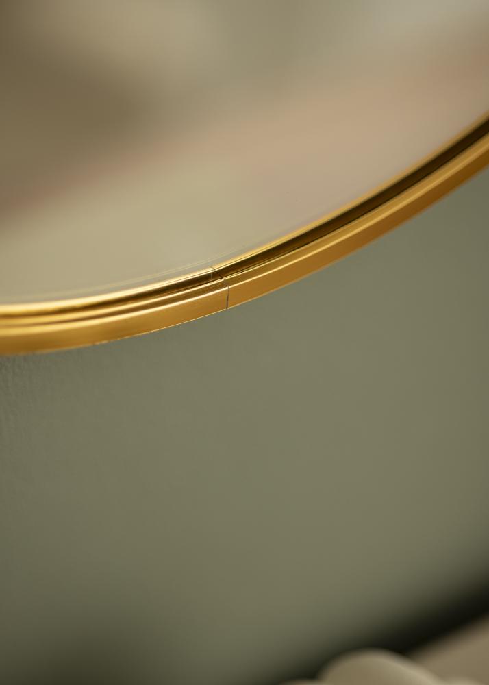 KAILA Round Mirror - Edge Gold 40 cm Ø