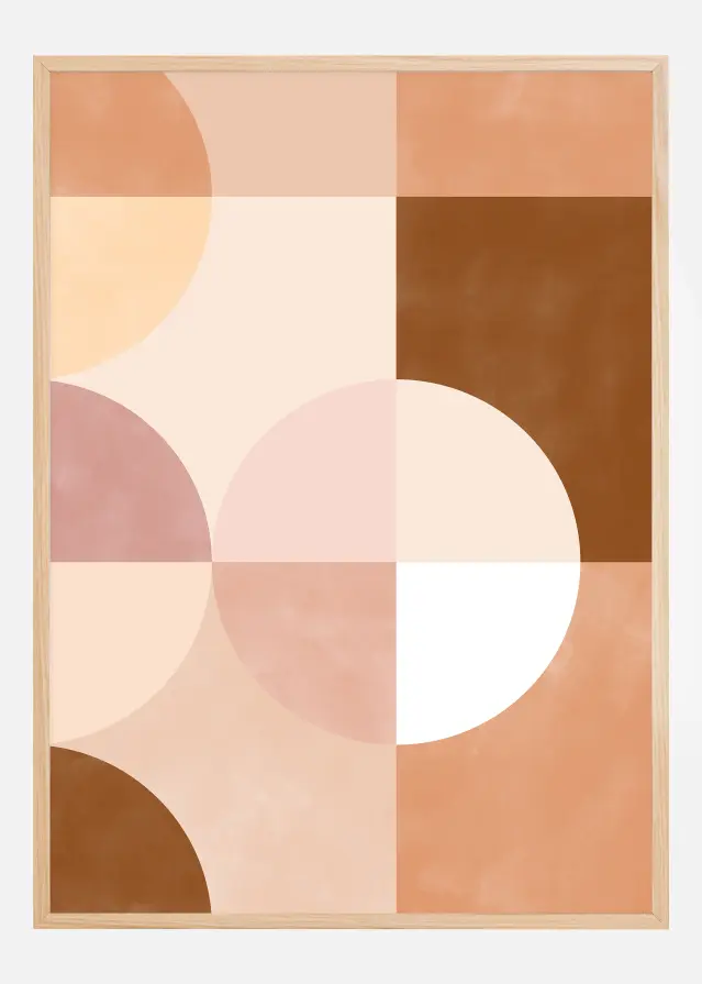 Soft Pink Circles Plakat