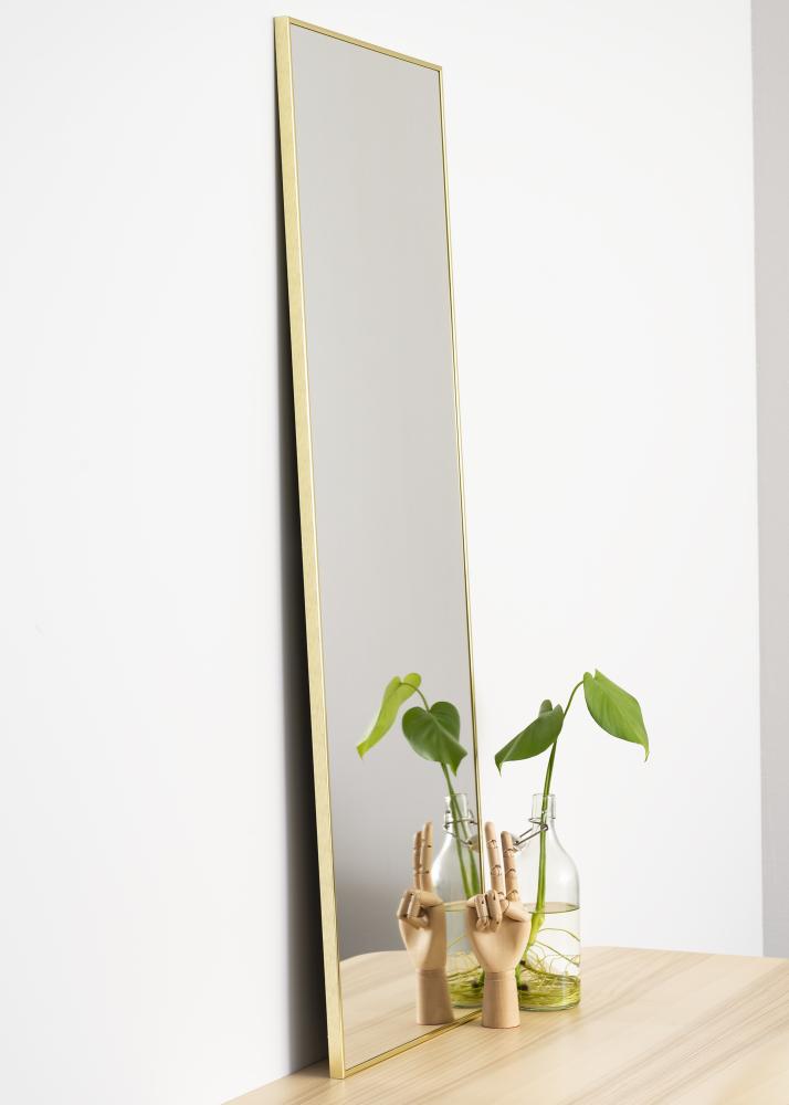 Spejl Narrow Guld 41x121 cm