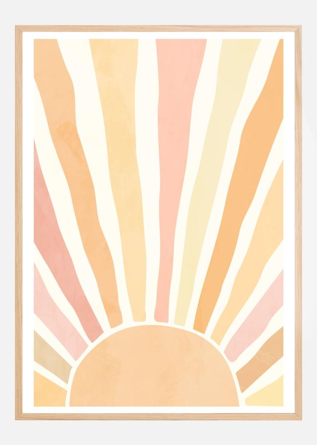 Boho sunrise Plakat