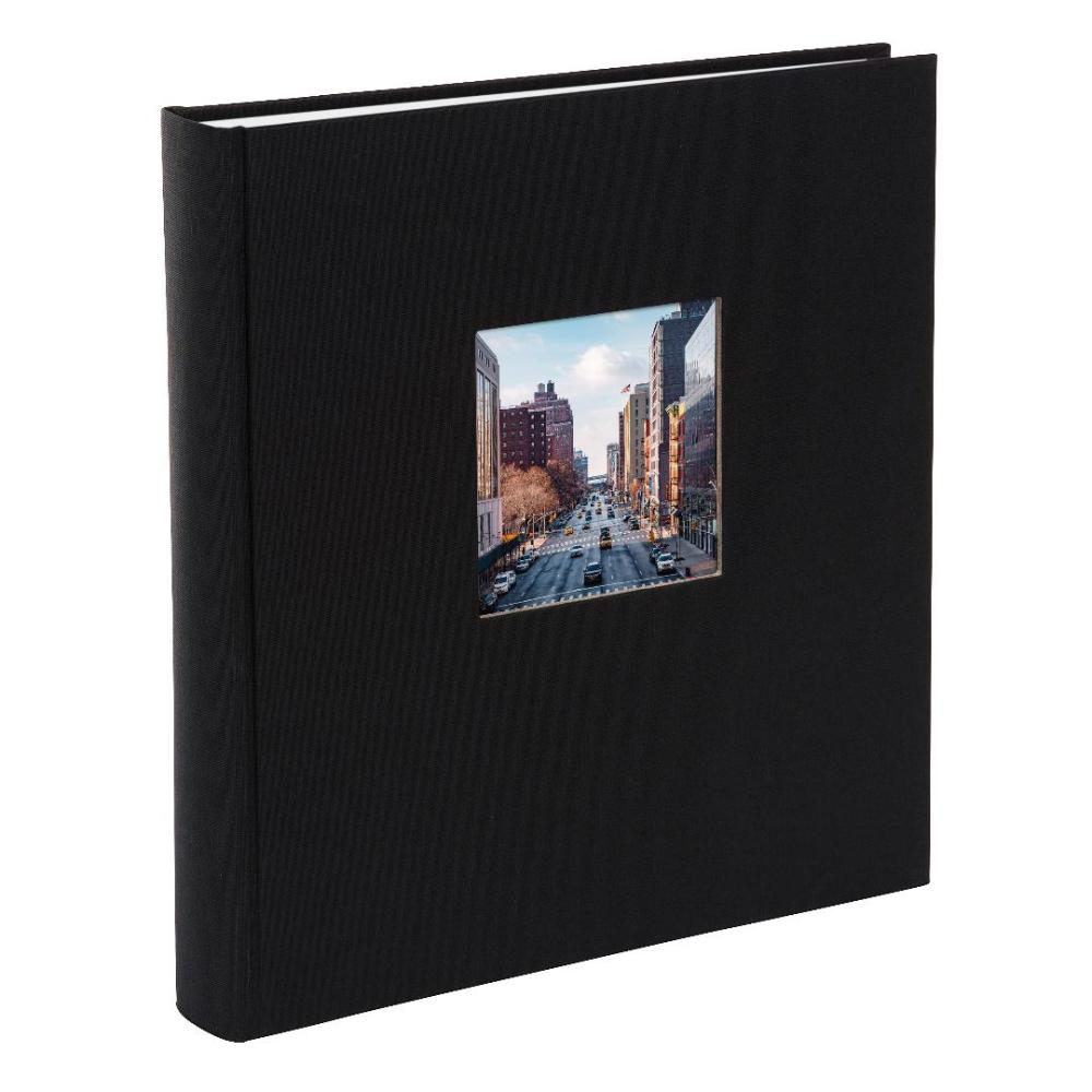 Bella Vista Fotoalbum Sort - 30x31 cm (100 Hvide sider / 50 blade)