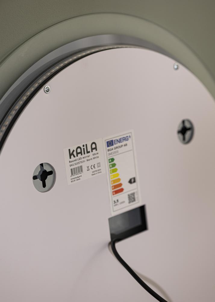 KAILA Spejl Circular LED 60 cm Ø