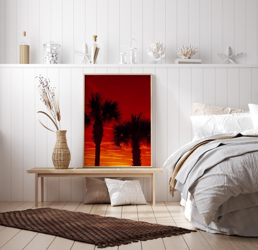 Red Palms Plakat