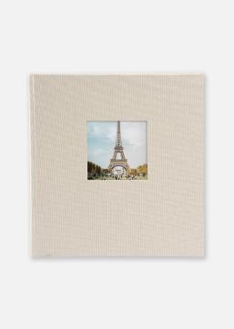 Bella Vista Fotoalbum Sand - 30x31 cm (100 Hvide sider / 50 blade)