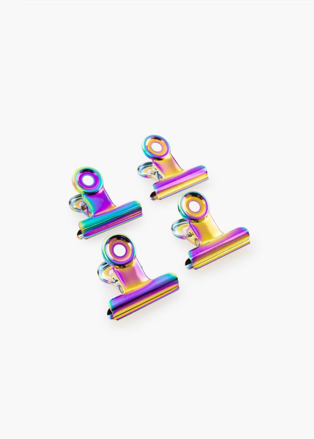 KAILA Poster Clip Rainbow 30 mm - 4-p