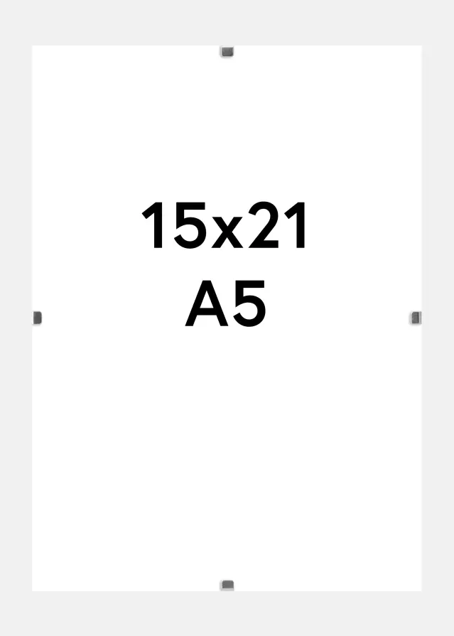 Clipsramme 15x21 cm (A5)