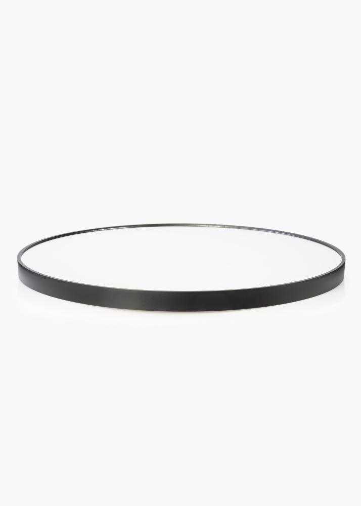 KAILA Round Mirror - Edge Black 100 cm Ø