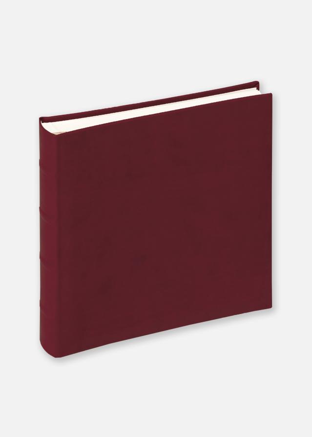 Walther Fotoalbum Classic rød - 26x25 cm (60 Hvide sider / 30 blade)