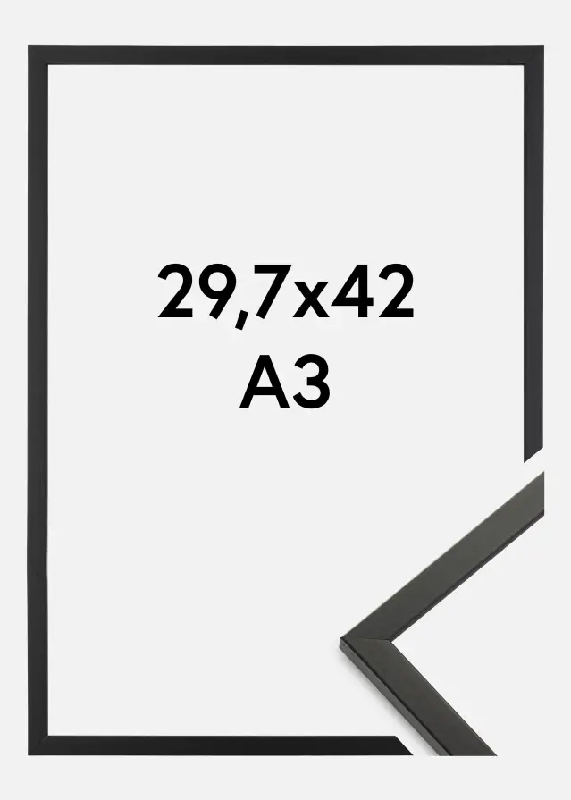 Ramme Galant Sort 29,7x42 cm (A3)
