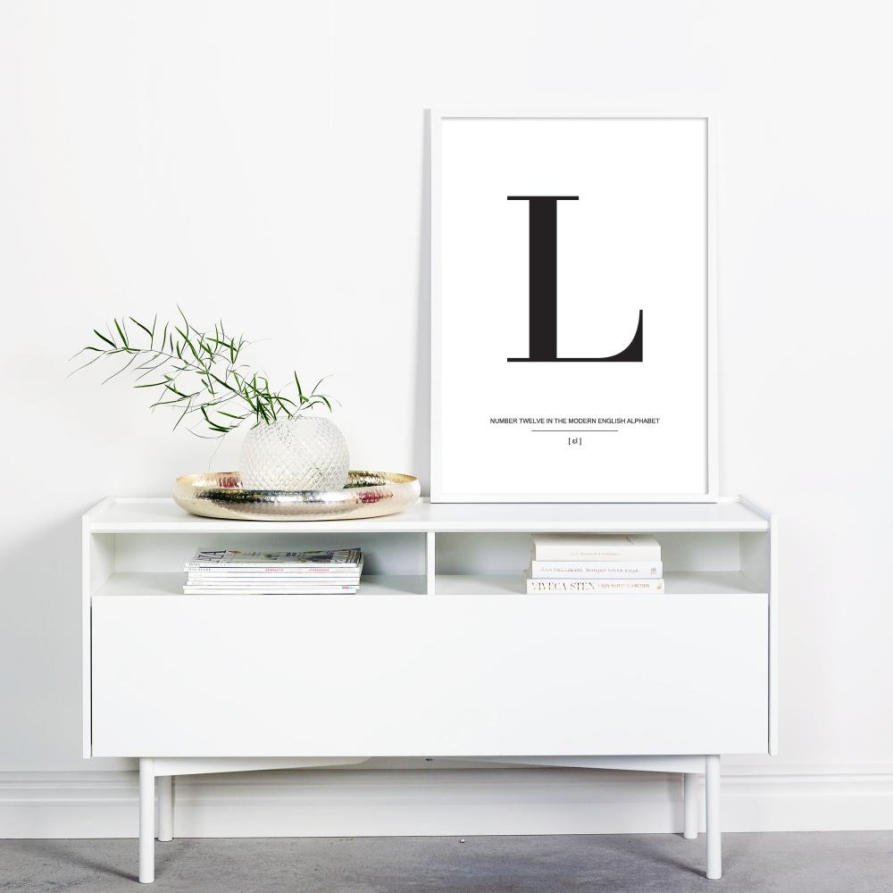 Letter L Plakat