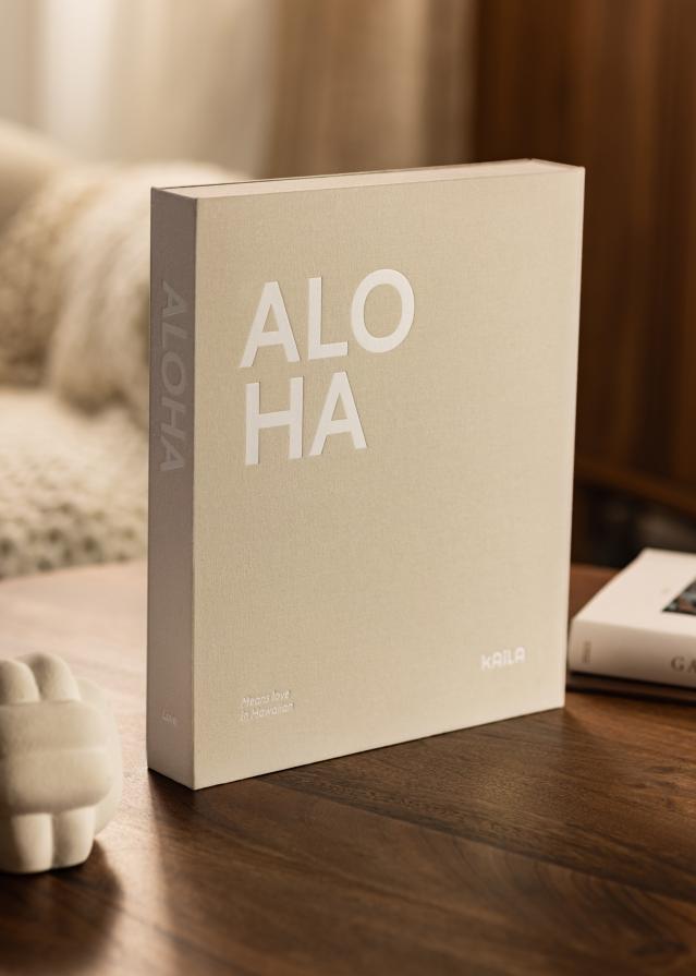 KAILA ALOHA - Coffee Table Photo Album (60 Sorte Sider / 30 Blade)