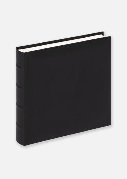 Walther Fotoalbum Classic Sort - 26x25 cm (60 Hvide sider / 30 blade)