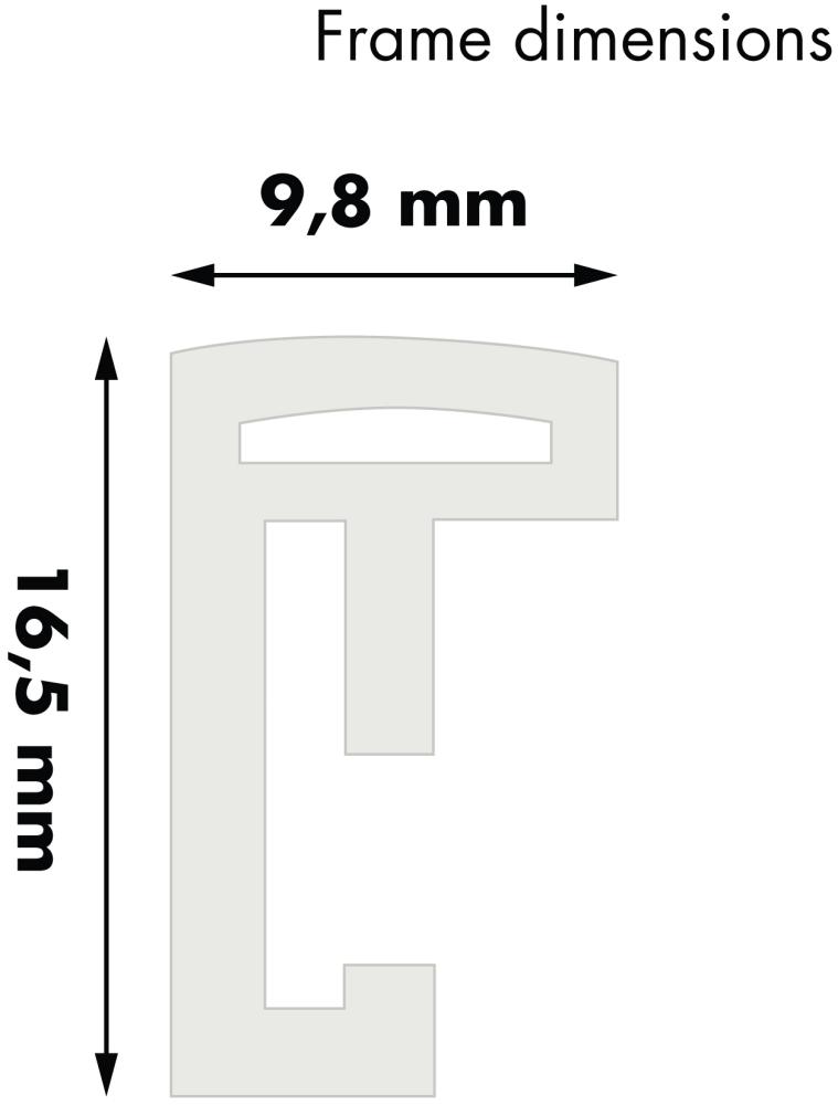 Ramme New Lifestyle Hvid 60x80 cm - Passepartout Hvid 50x65 cm