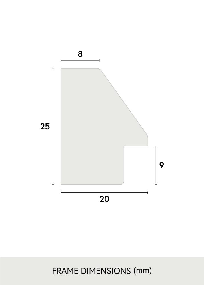 Ramme Globe Hvid 10x15 cm