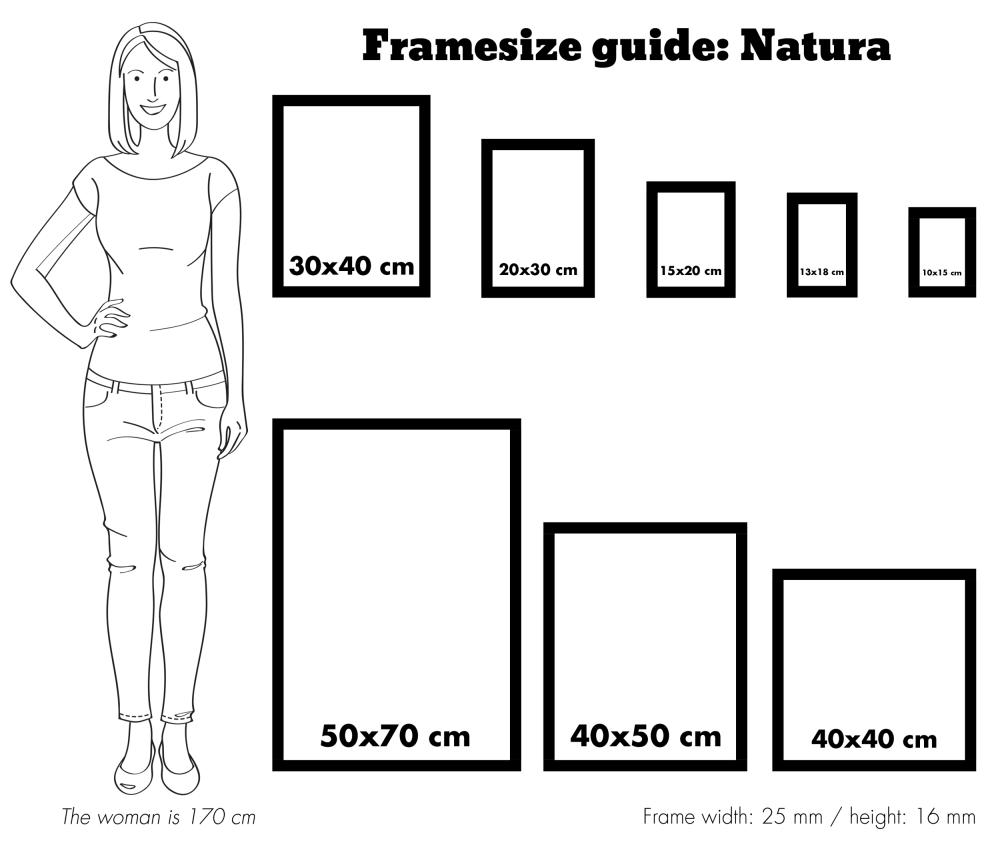 Ramme Natura Meranti 50x70 cm