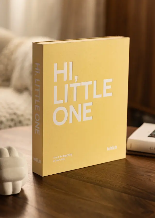 KAILA HI LITTLE ONE Yellow - Coffee Table Photo Album (60 Sorte Sider)