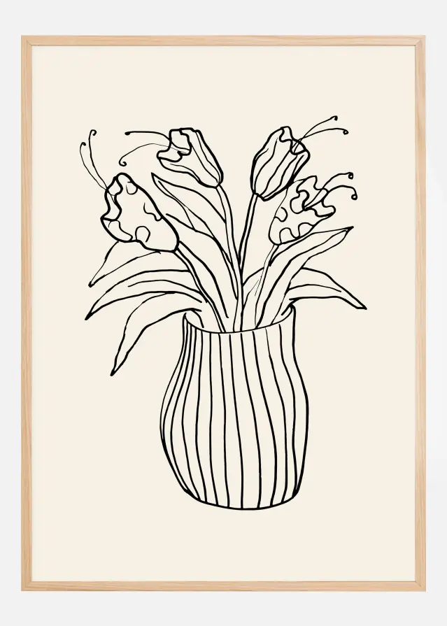 Vase Sketch Plakat