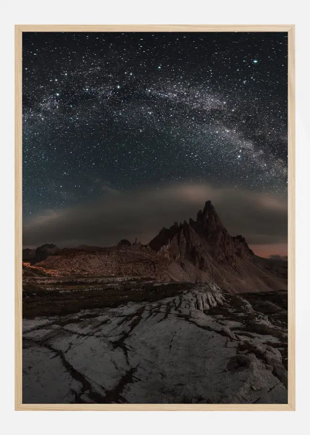 Galaxy Dolomites Plakat