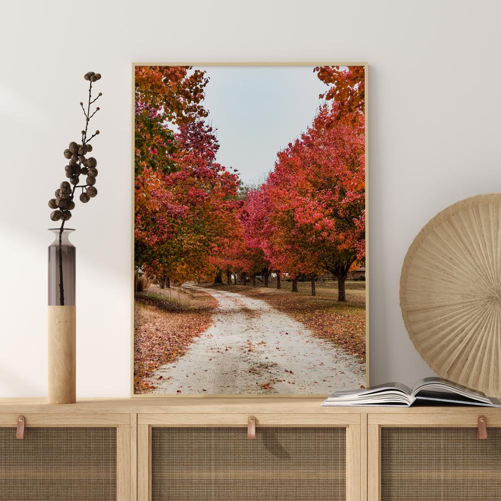 Autum Road Plakat