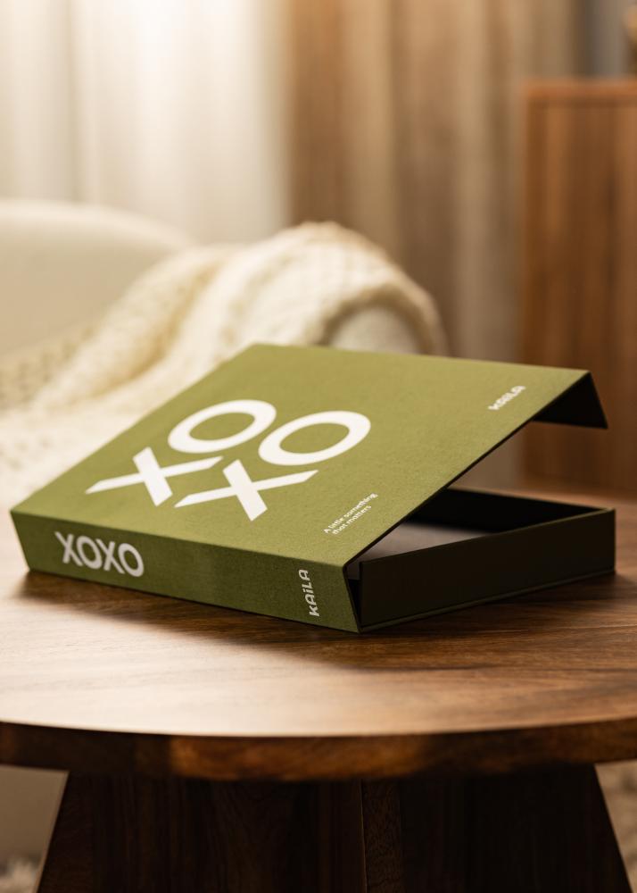 KAILA XOXO Olive - Coffee Table Photo Album (60 Sorte Sider / 30 Blade)