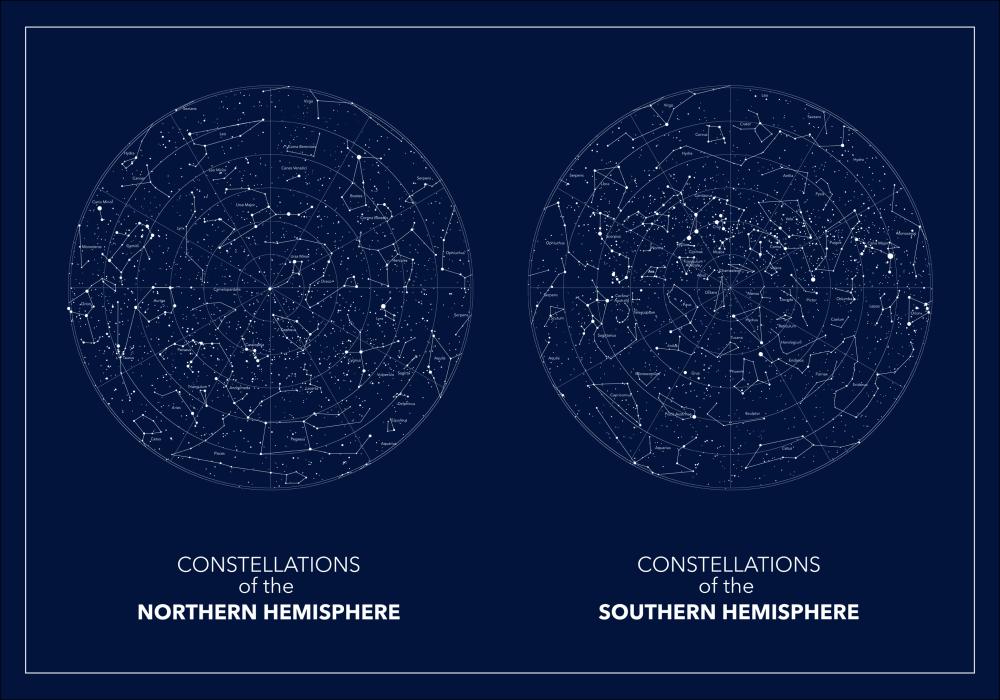 Hemispheres Dark Plakat