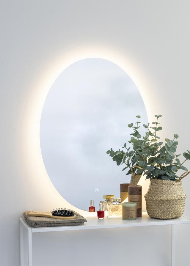 KAILA Spejl Oval LED 60x80 cm