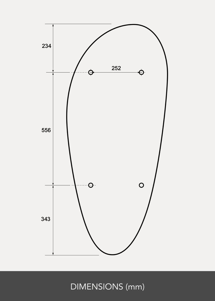 Spejl Balance 50x113 cm - Selected By BGA