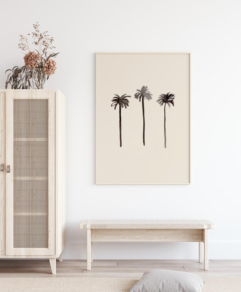 Palm Trees Ink Plakat