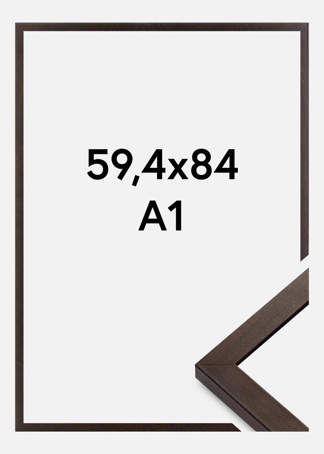 Ramme Selection Akrylglas Valnød 59,4x84 cm (A1)