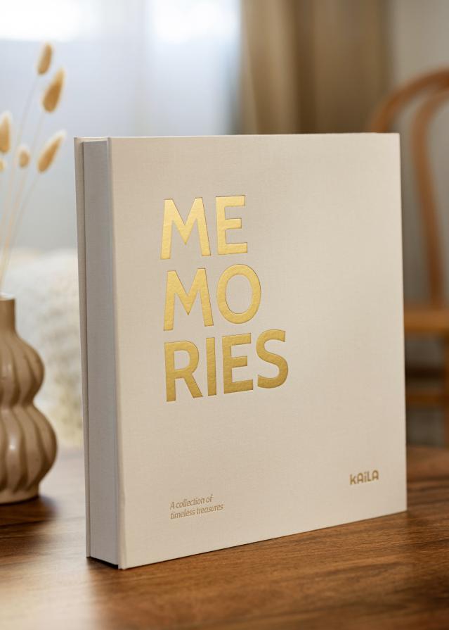 KAILA Fotoalbum Memories Cream - 600 Billeder i 10x15 cm