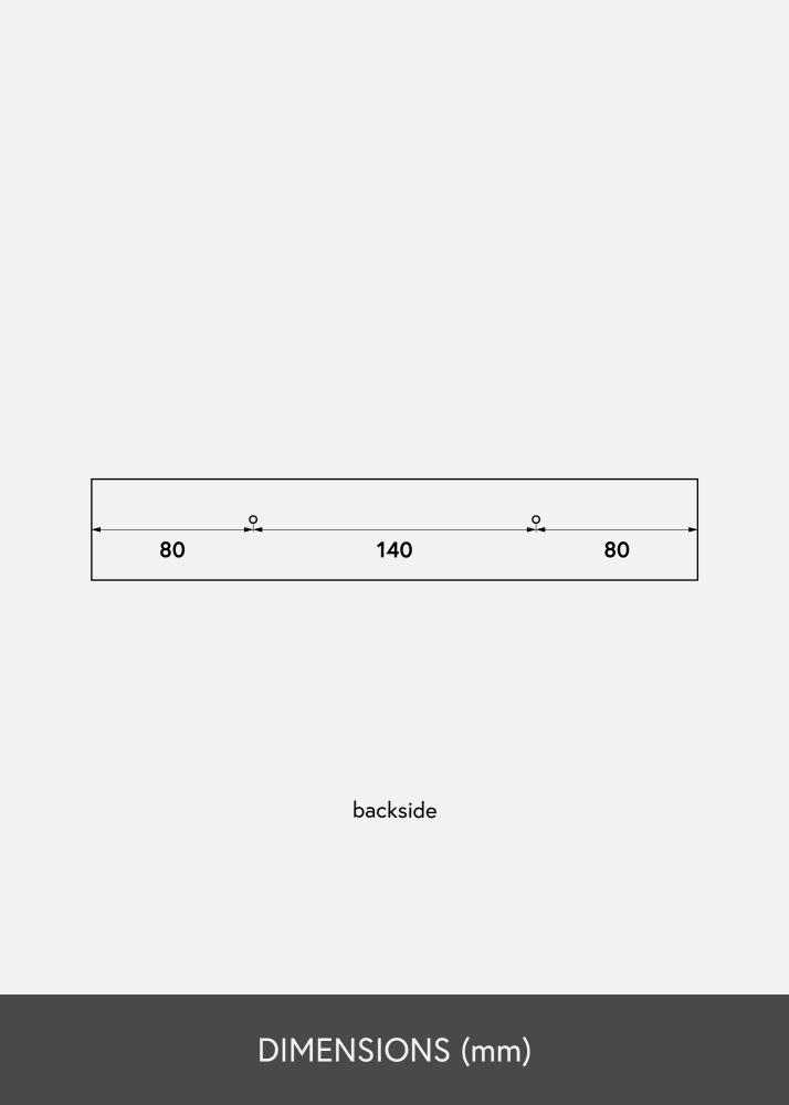 Billedhylde Eg 30 cm