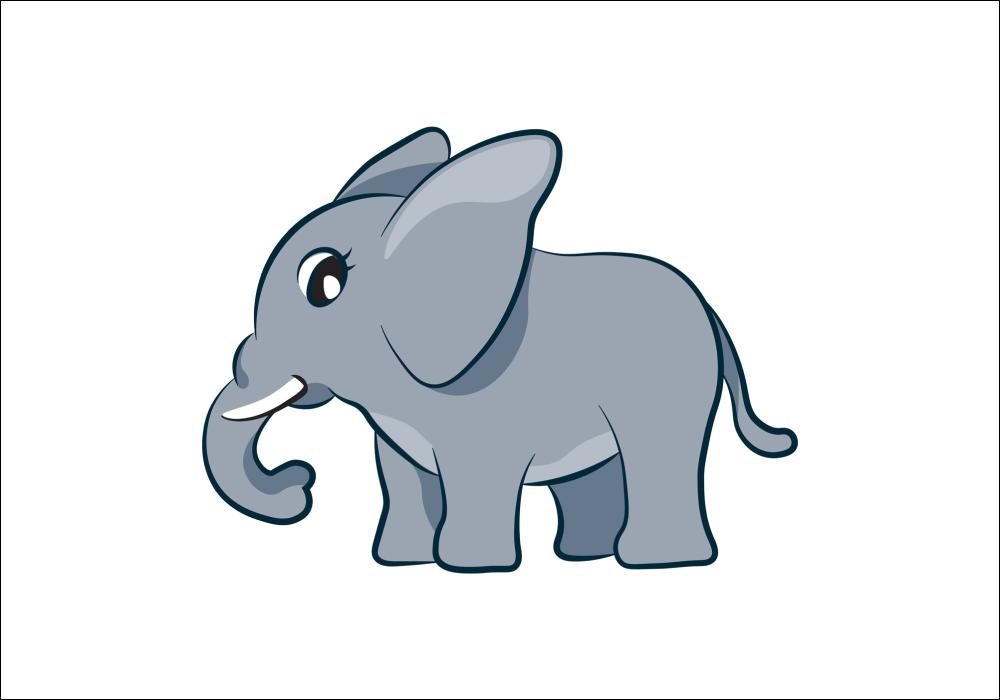 Verdens dyr Elefant I