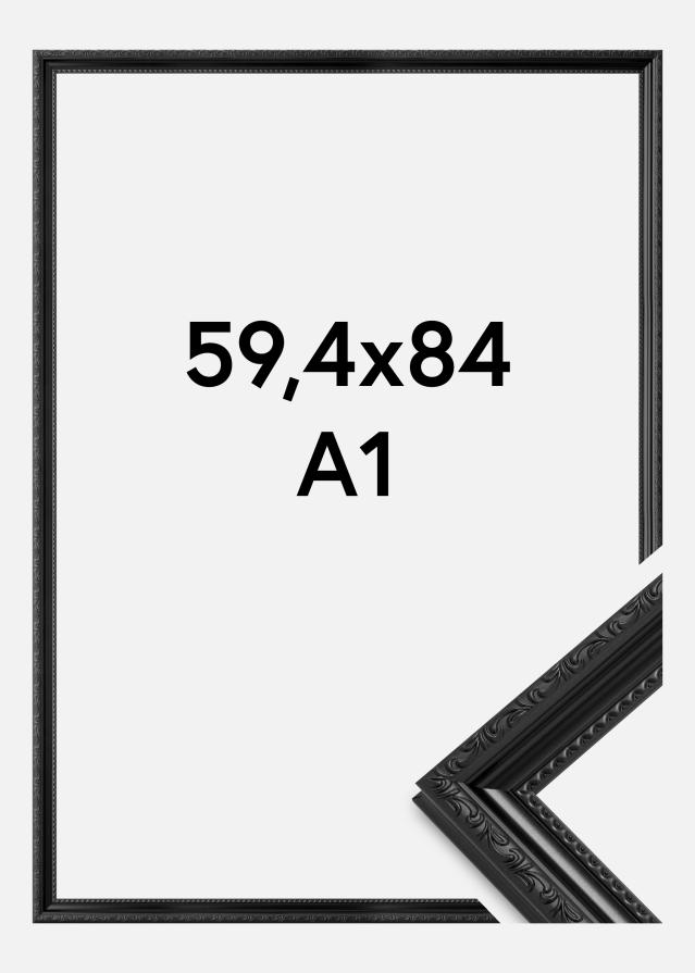 Ramme Abisko Akrylglas Sort 59,4x84 cm (A1)